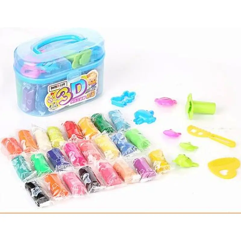 DUCKEY 24 COLOR HIGH QUALITY KIDS PLAY DOUGH SET FOR KIDS