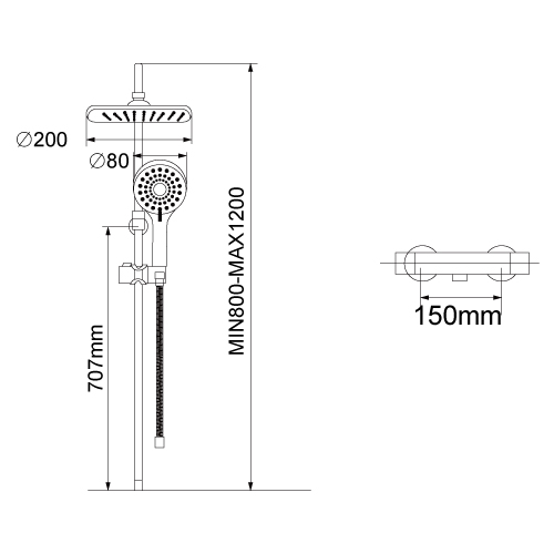 shower set