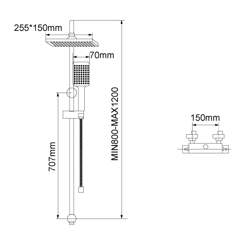 shower set