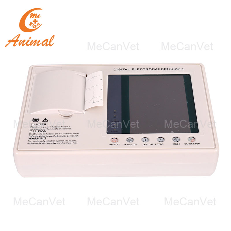 Veterinary ECG Machine | 3-Channel Portable ECG - MeCanAnimal