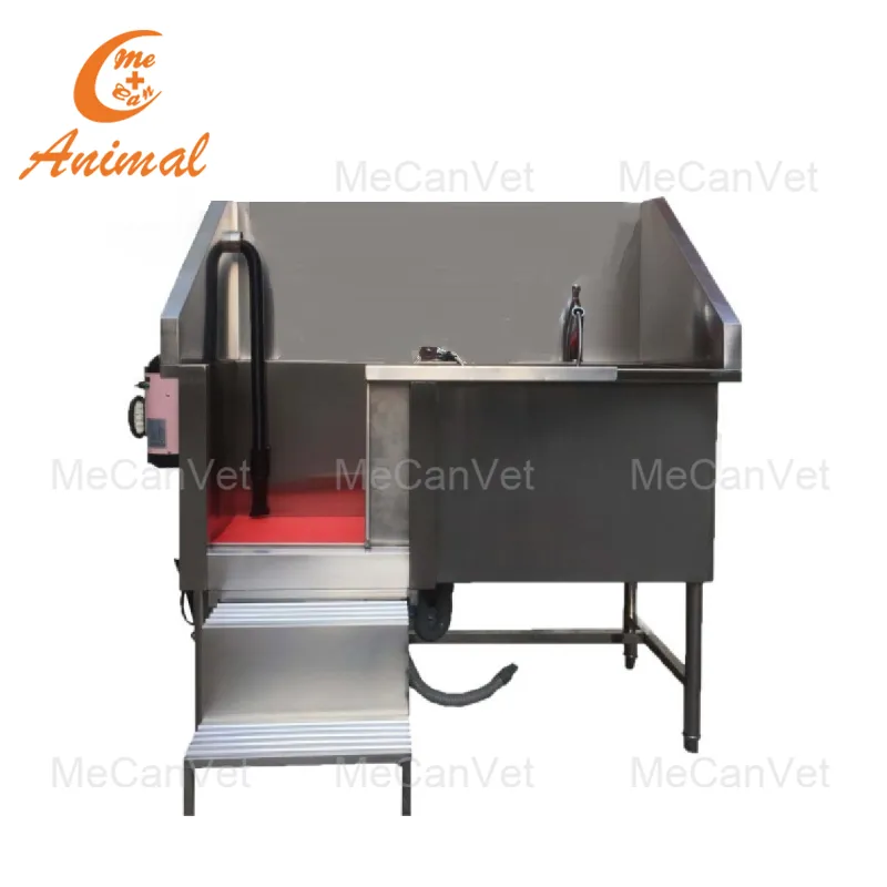 Stainless Pet Wash Tub with Pedal