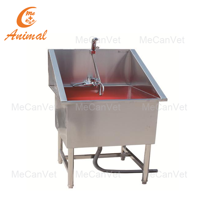Pet Grooming Bath Tub - Stainless Steel