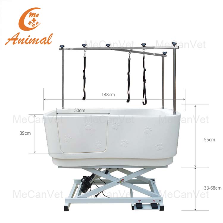 Large Plastic Pet Grooming Bath Tub