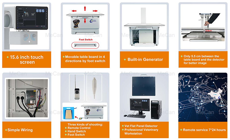 20KW Digital X-ray Machine Veterinary Key Features: