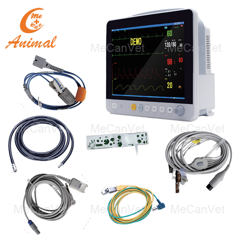 12-Inch Veterinary Multi-Parameter Monitor