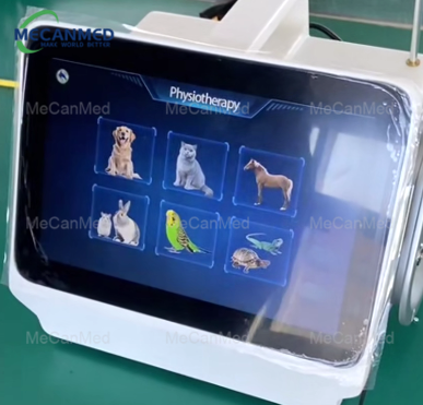 Pet selection interface of pet laser therapy device