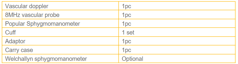 Doppler Veterinary Blood Pressure Machine Technical Parameter