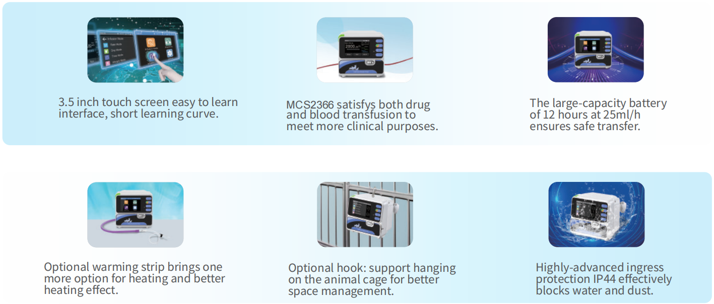 Features Of Vet Infusion Pump