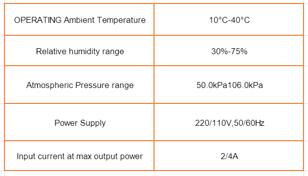 Veterinary Bipolar Electrosurgical Unit Technical Parameters: