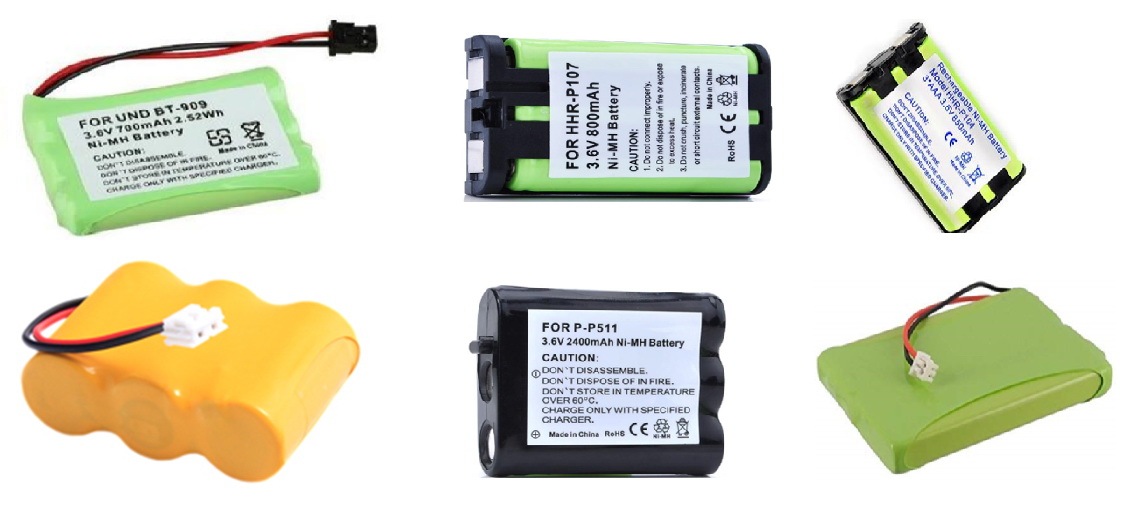 BATERÍAS DE TELÉFONO INALÁMBRICO