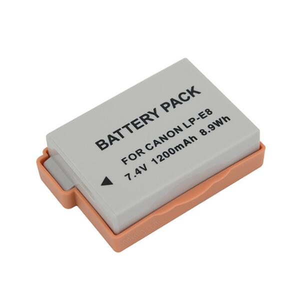 Replacement battery for Canon LP-E8, Canon EOS Rebel T3i, T2i, T4i, T5i, EOS 600D, 550D, 650D, 700D, Kiss X5, X4, Kiss X6, X7i, LC-E8E