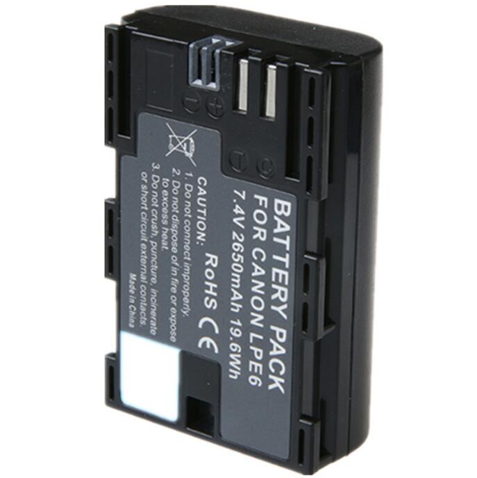 Battery for .LP-E6  LP-E6N for Canon 5D Mark III, Canon EOS 5D Mark II, Canon EOS 5D Mark III