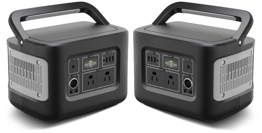 Portable Power Station 622wh, 600W Solar Power Generator with Pd 100W Quick Charge and 2 AC Outlets, Backup Lithium Battery for Outdoor Use Camping RV
