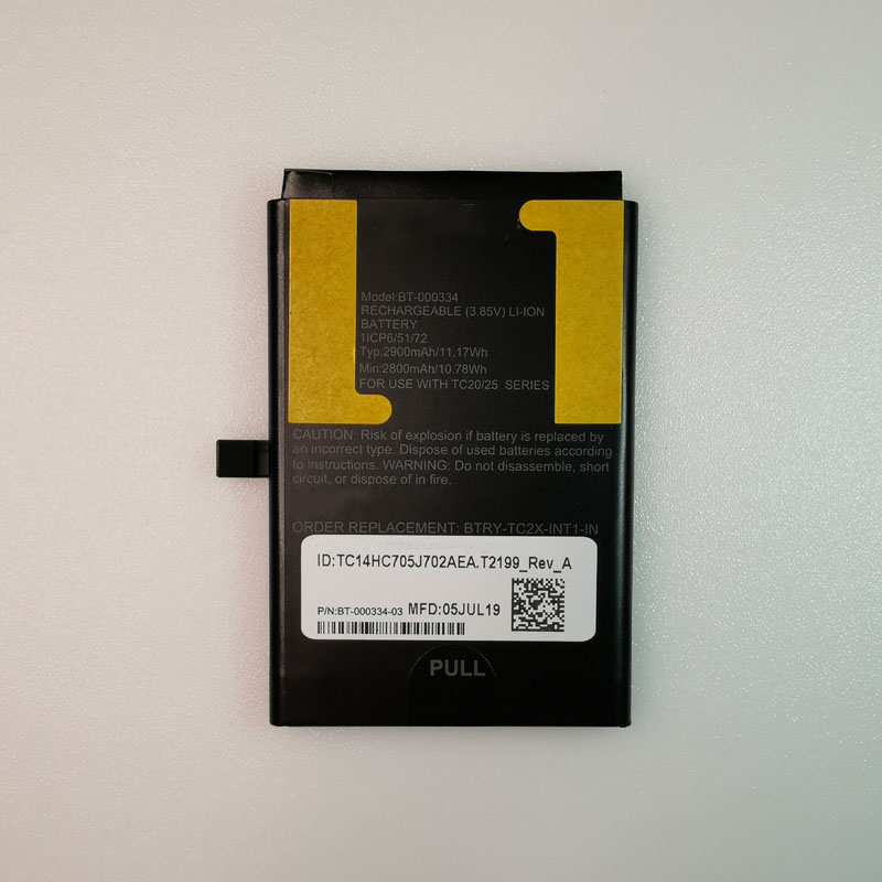 Scanner battery for Zebra Tc20 Tc25 Bt-000334 3.85V  2900mAh