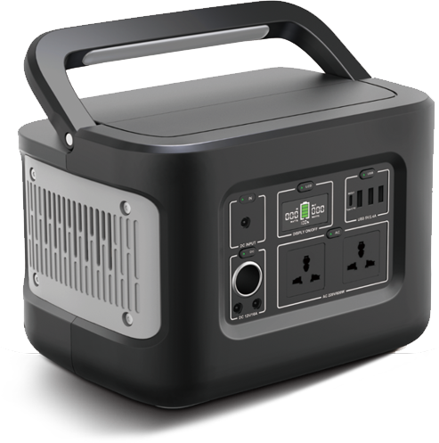 Portable Power Station 622wh, 600W Solar Power Generator with Pd 100W Quick Charge and 2 AC Outlets, Backup Lithium Battery for Outdoor Use Camping RV