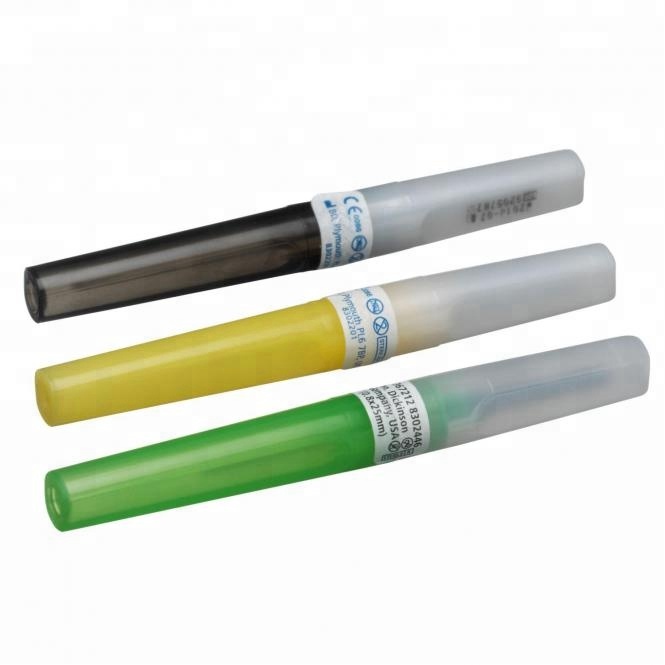 Disposable pen type vacuum blood collection needle