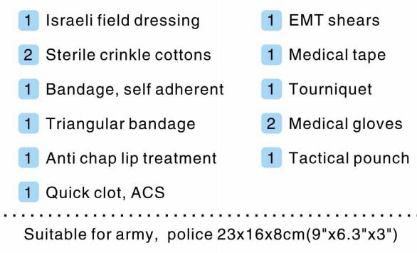 military first aid bag