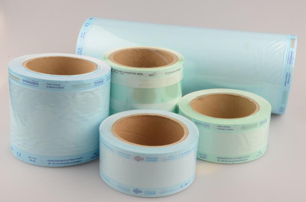 sterilization flat reel pouches
