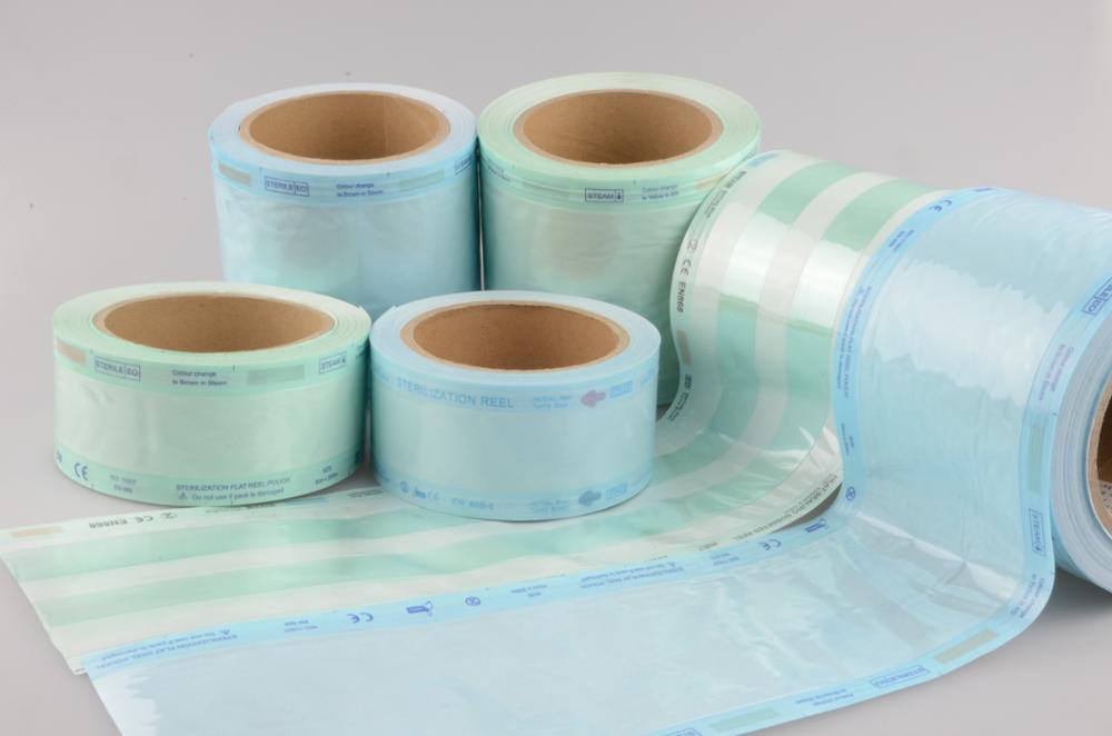 sterilization flat reel pouches