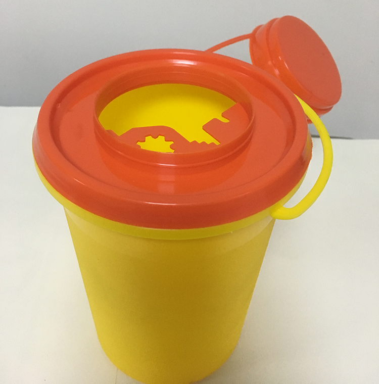 disposable sharps container
