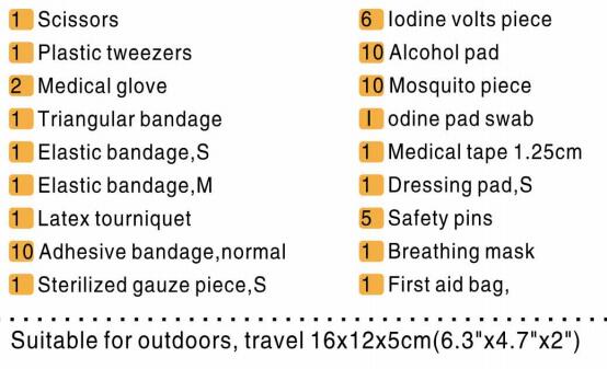 first aid kit emergency kit