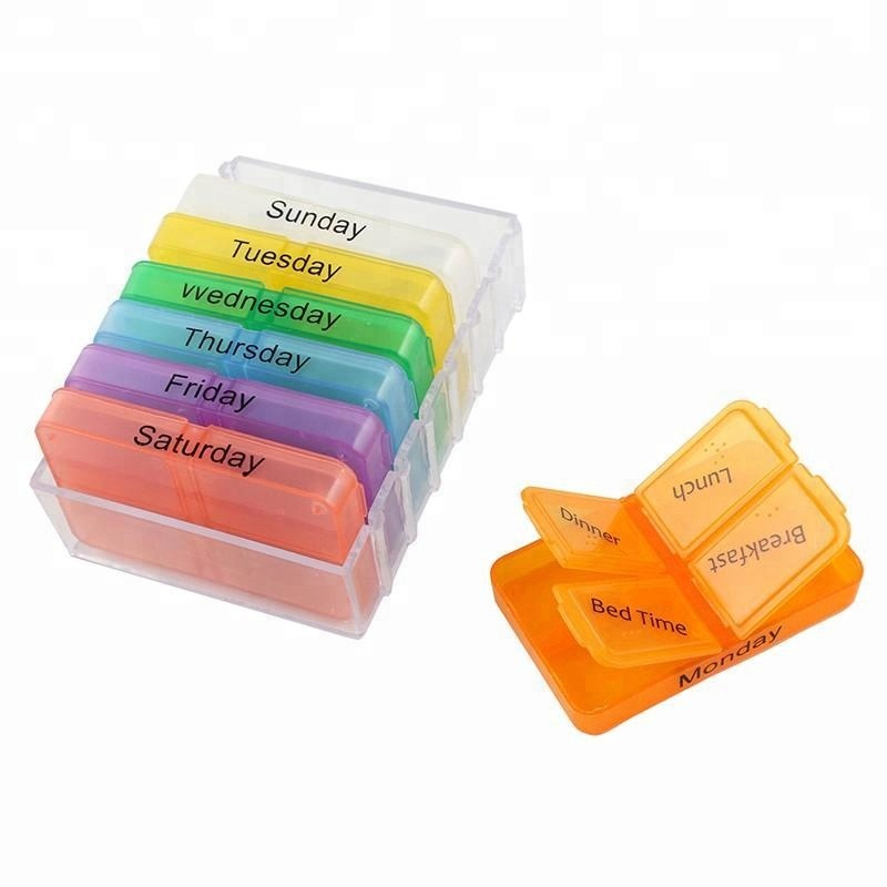 7 days pill container