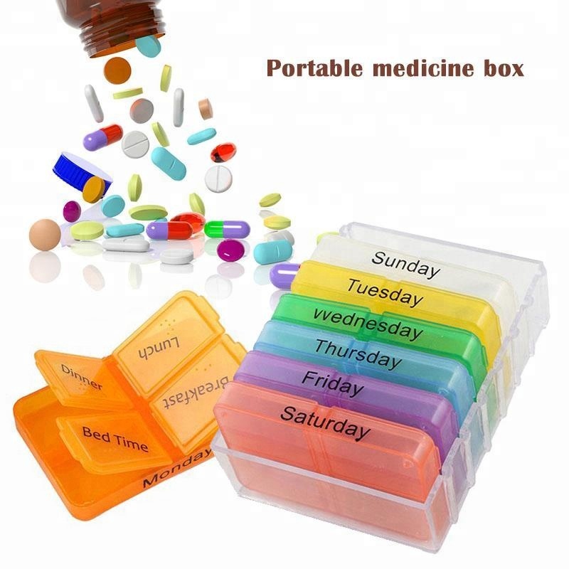 7 days pill container