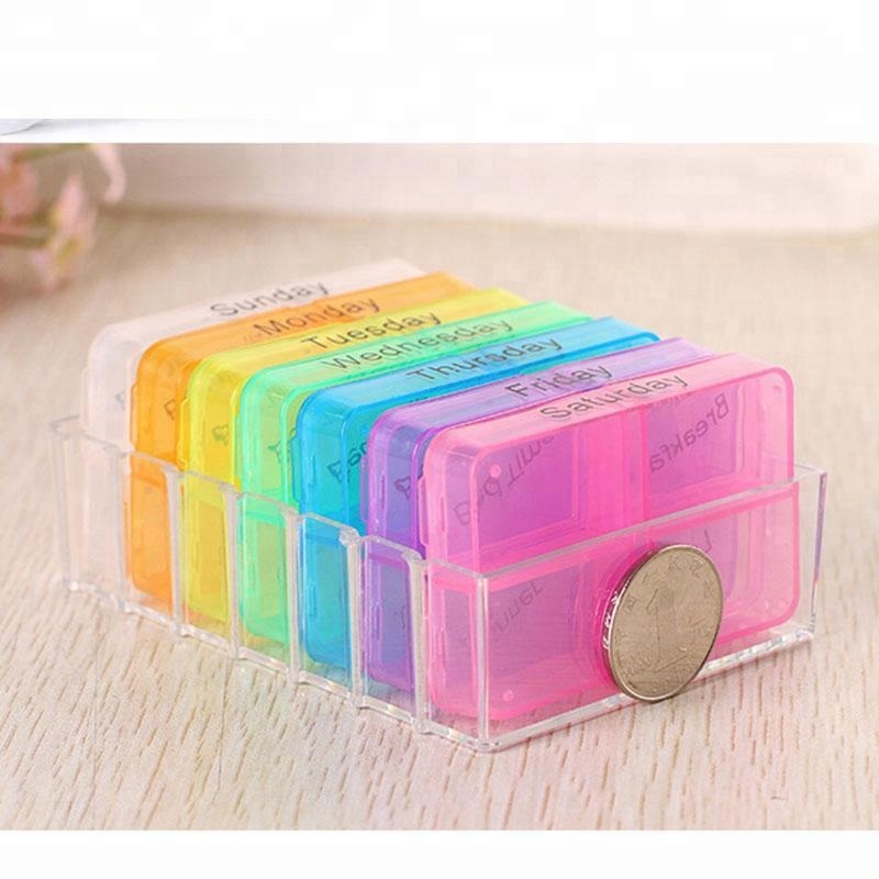7 days pill container