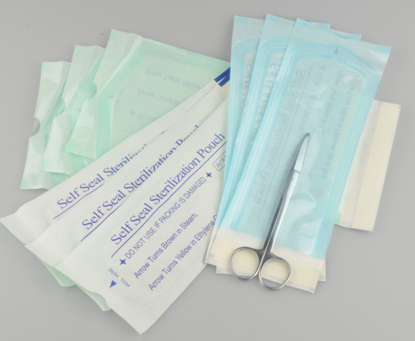 self sealing sterilization pouches
