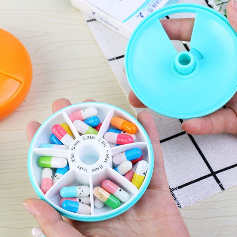 pill compartment storage box