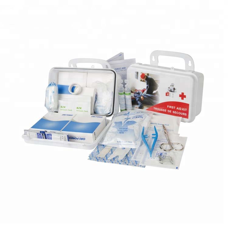 plastic first aid box