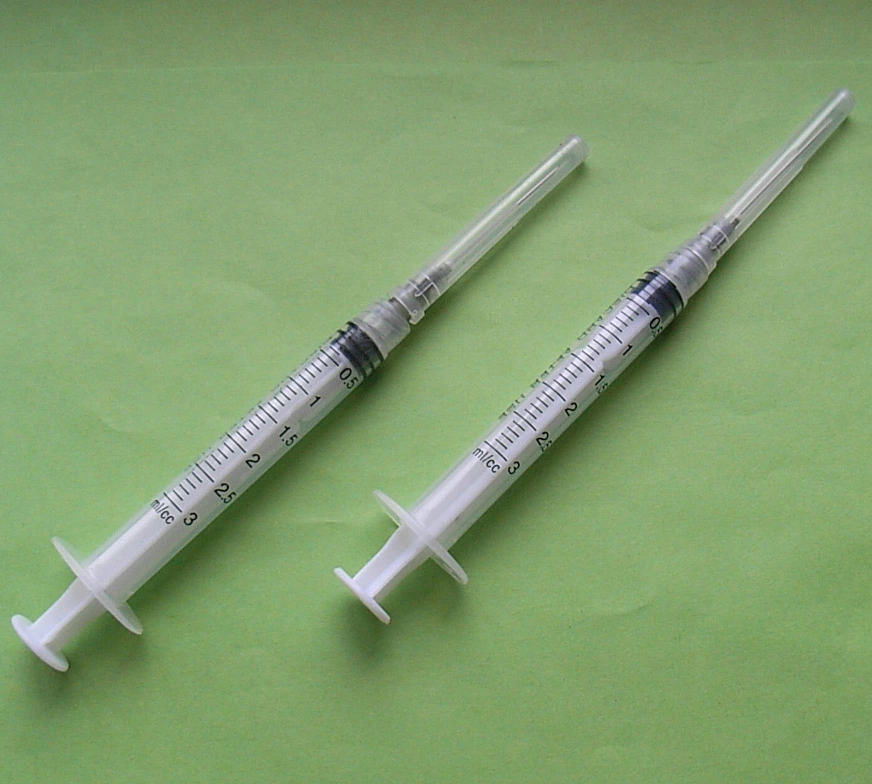 luer lock sterile disposable syringe