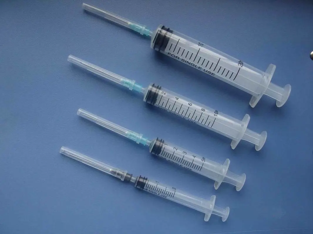 luer lock sterile disposable syringe