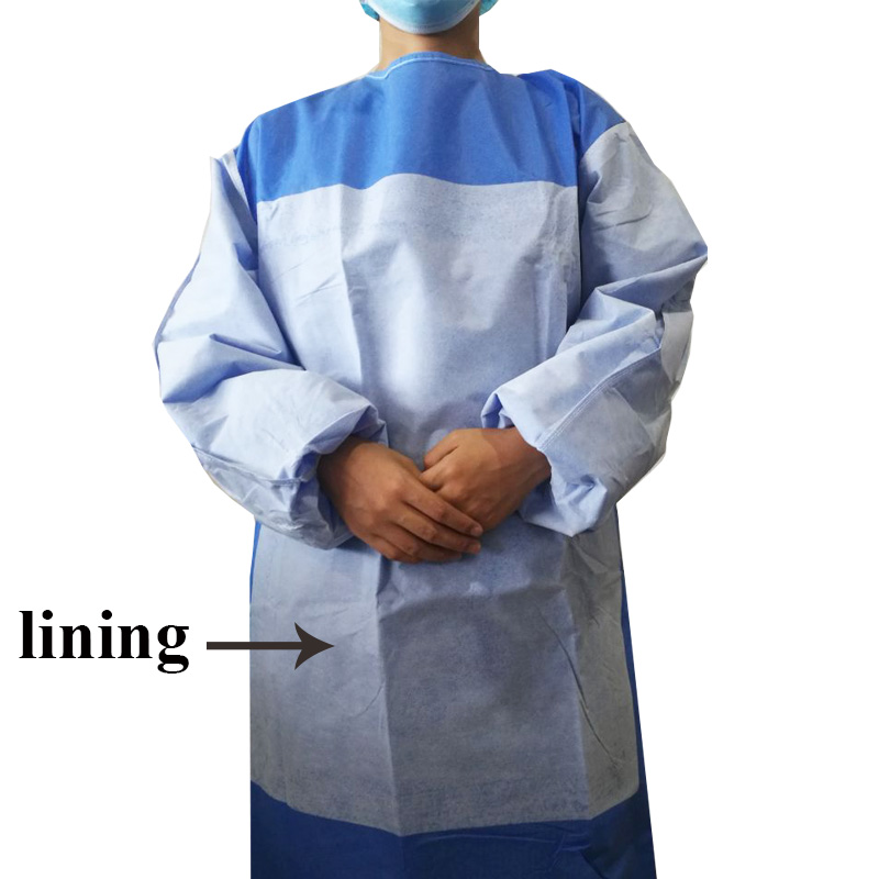 Ultrasonic stitch surgical gown