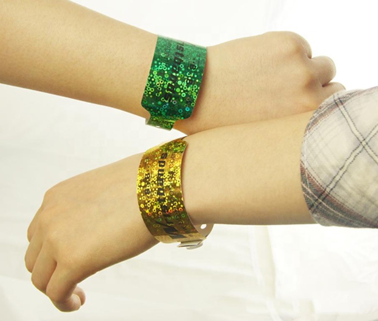 Paper ID bracelets