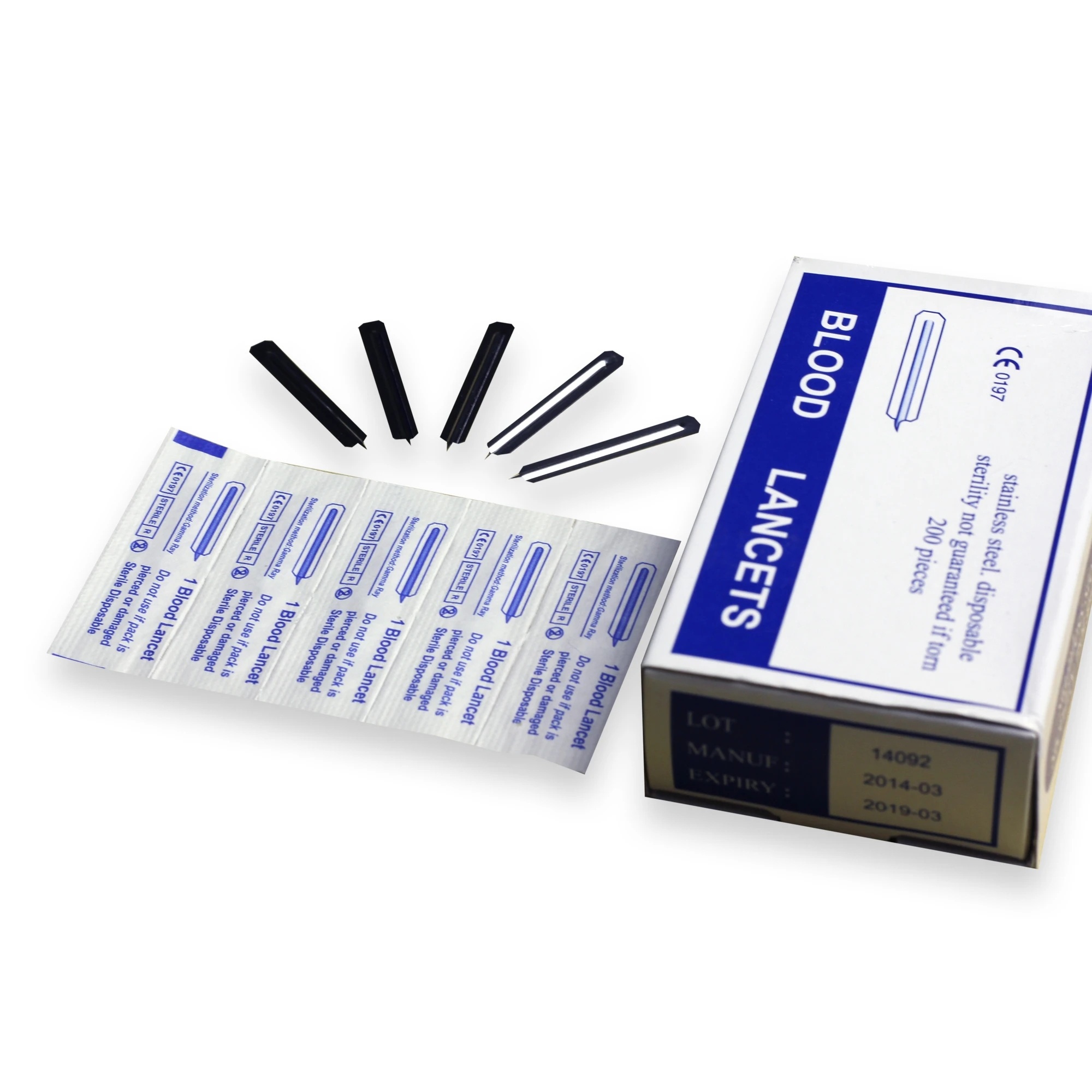 disposable stainless steel blood lancet