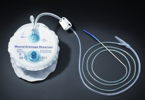 closed wound drainage system