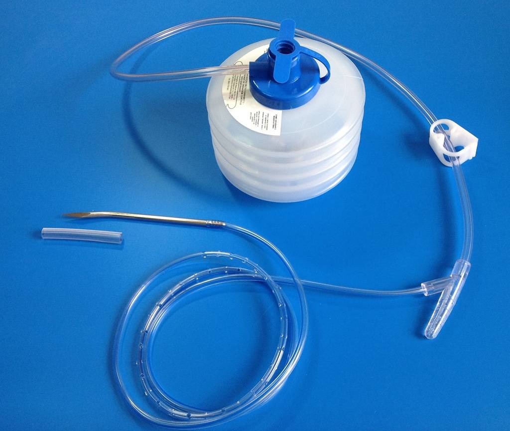 closed wound drainage system