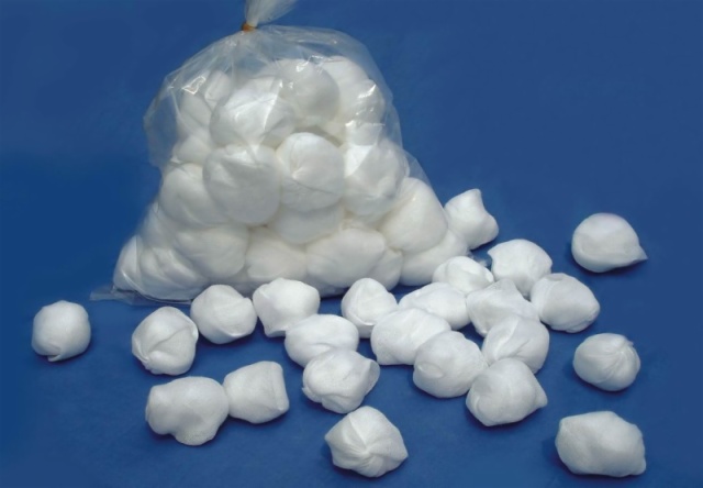 cotton gauze ball