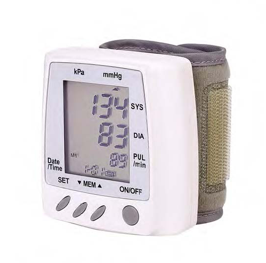 wrist digital blood pressure monitor