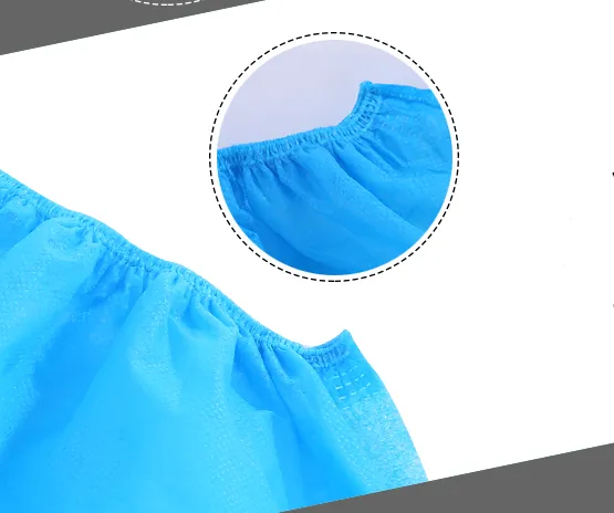 blue antistatic shoe cover