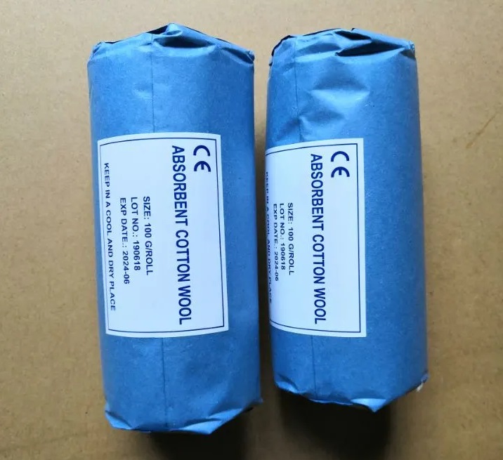 absorbent cotton wool roll 500g