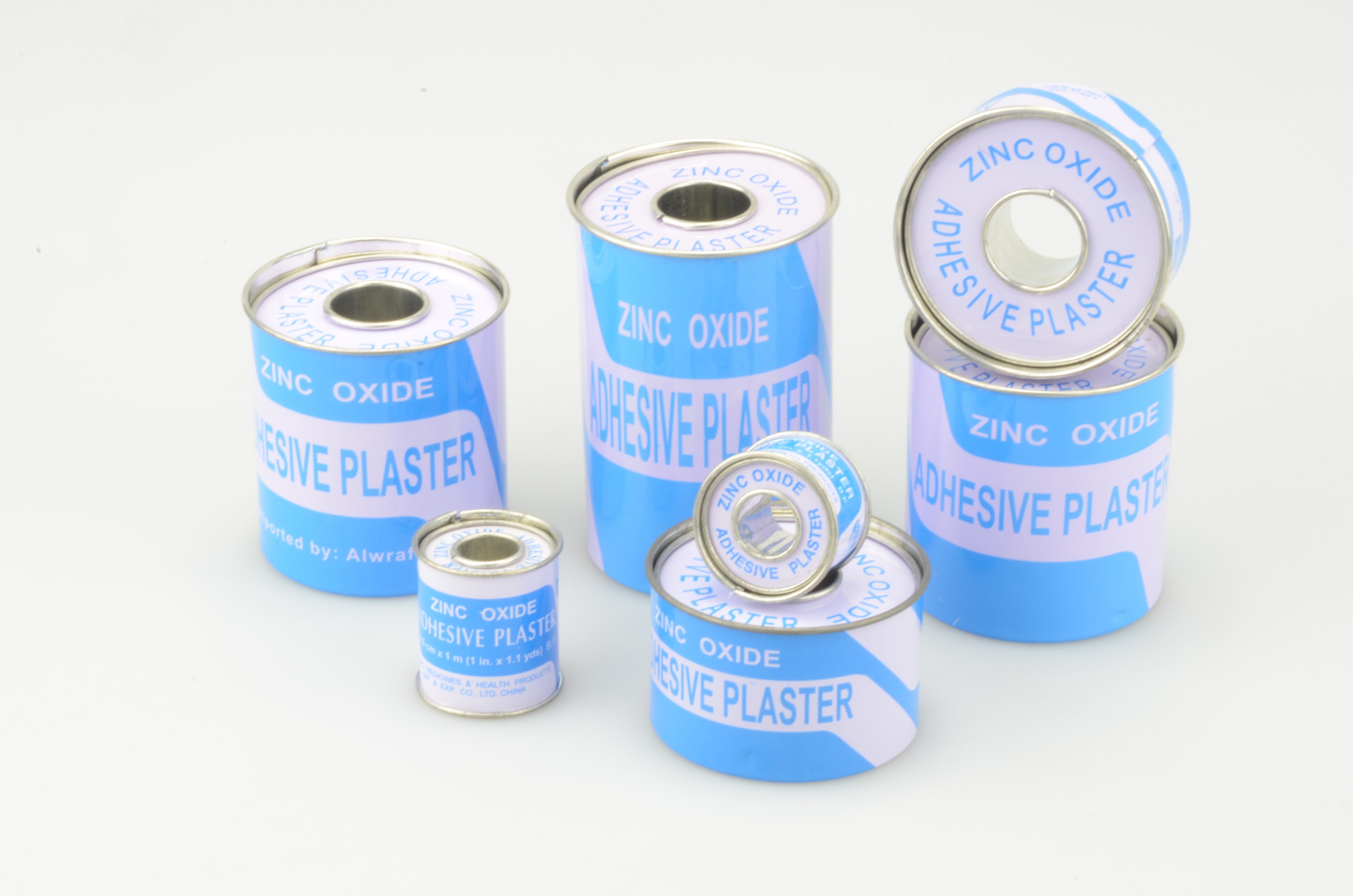 blue adhesive plaster tape