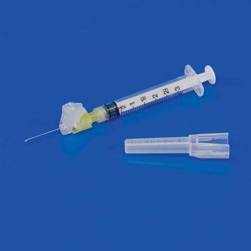 safety syringe with retractable needle