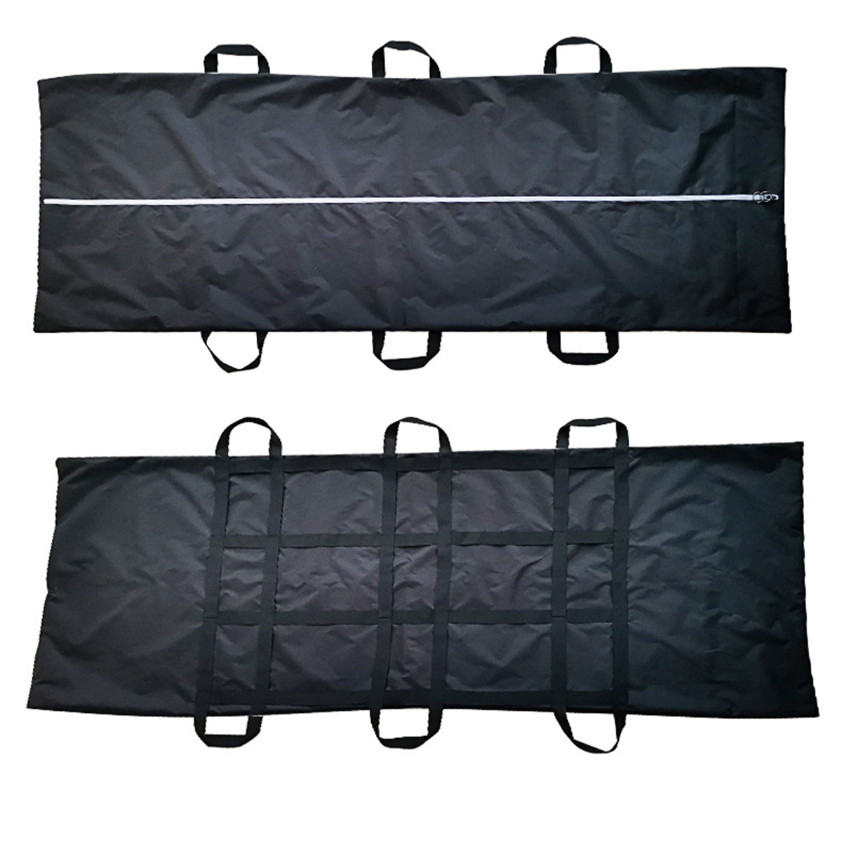 Manufactured OEM Nylon coated disposable PVC PEVA white cadaver funeral dead body bag