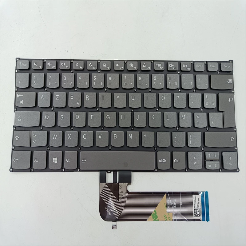 Replacement Notebook French FR Version Keyboard for Lenovo 13S Azerty Layout Laptop Keyboard without Trackpointer with Backlit