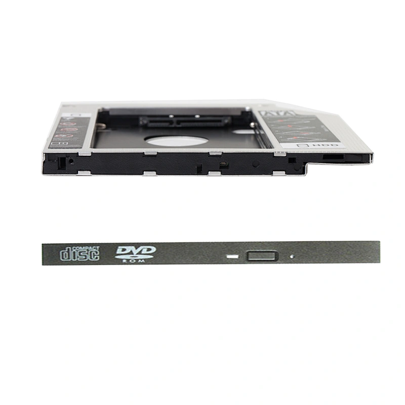Universal 9.5MM SATA to SATA3 CD DVD HDD Enclosure 2nd HDD Caddy