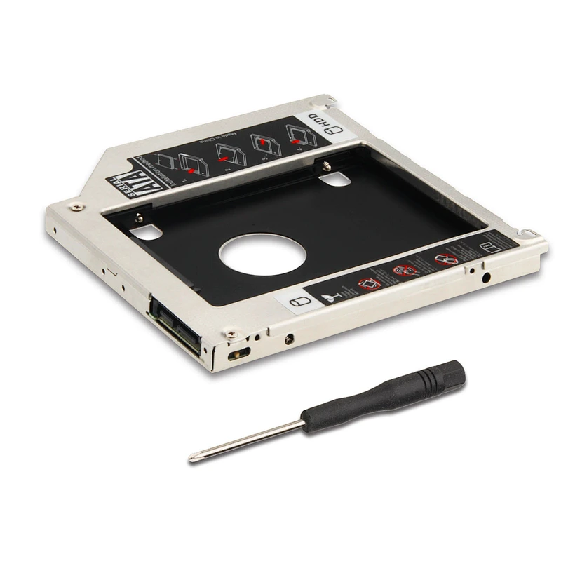 For Apple MacBook PRO 466 470 SATA 3.0 9.5MM Slim 2nd HDD Caddy