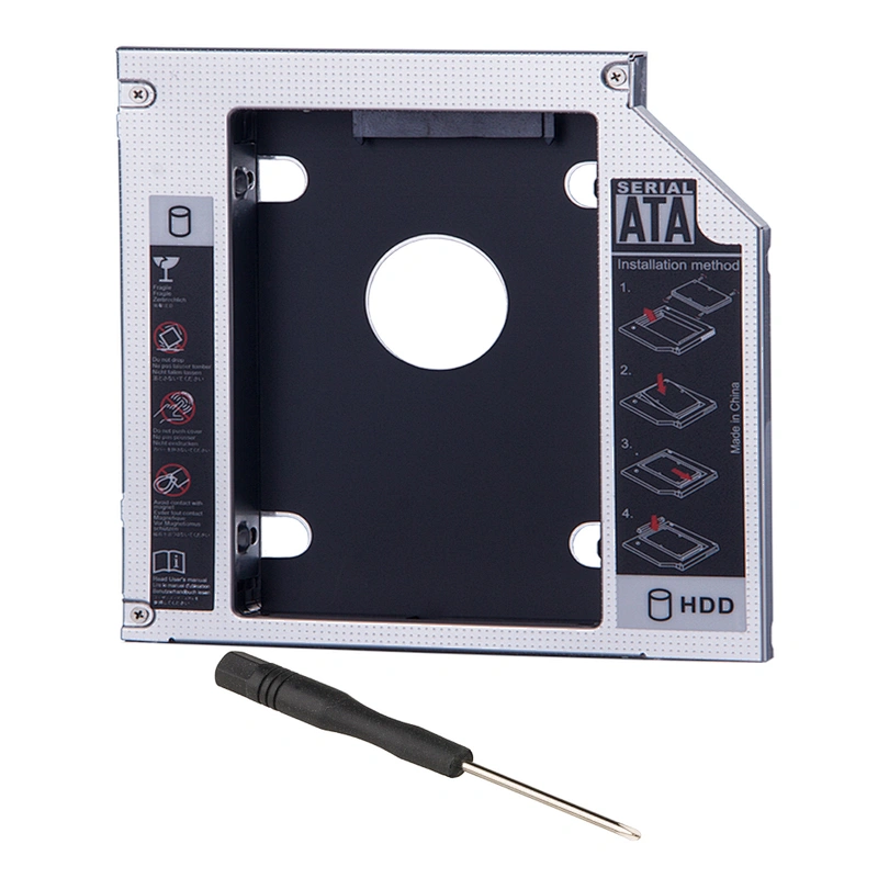 Universal 12.7MM SATA 3.0 Aluminum 2nd Hard Drive HDD Caddy