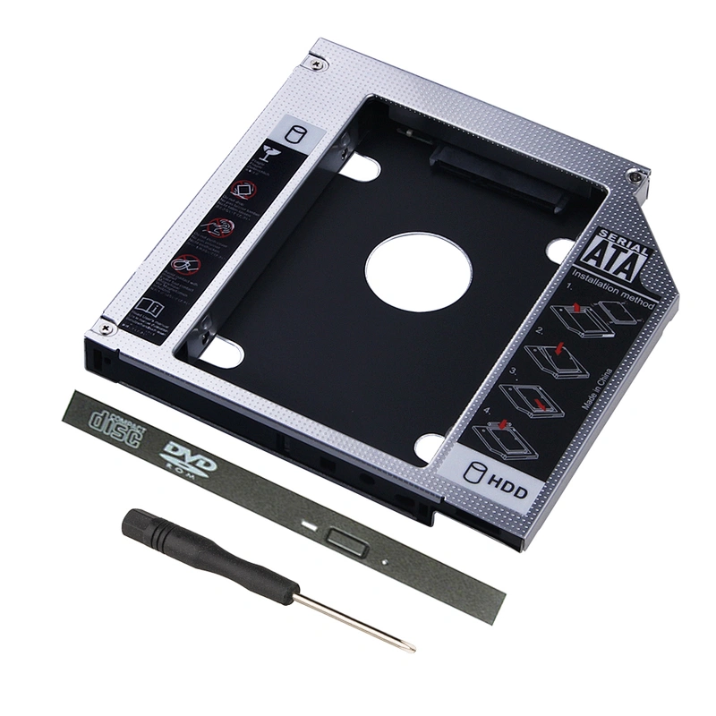 Universal 12.7MM SATA 3.0 Aluminum 2nd Hard Drive HDD Caddy